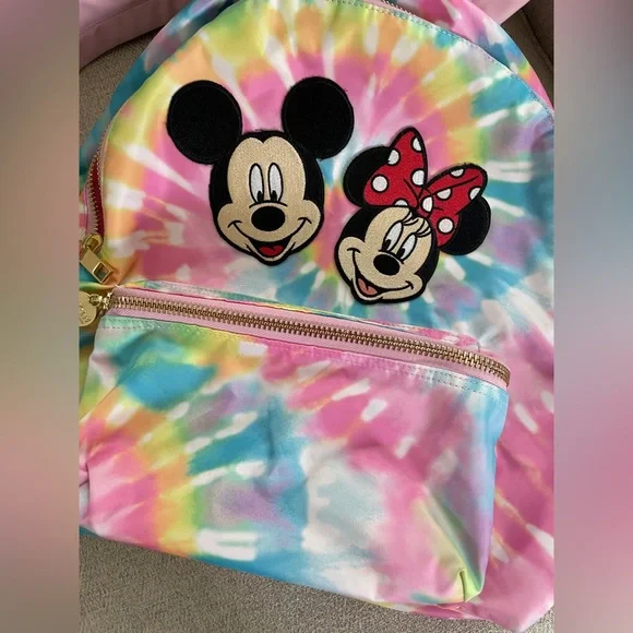 Stoney clover Disney Tie Dye Backpack with fable patches Disney Villains Backpack | Stoney Clover Lane main image 4